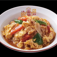 玉子トマト炒め丼/天津飯