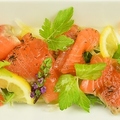 料理メニュー写真&nbsp;紅富士サーモンのカルパッチョ