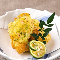 タコの磯辺揚げ