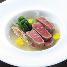【牛肉】佐賀牛ヘレ銀餡掛け/厚切牛タンステーキ