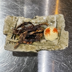 干しホタルイカの炙り