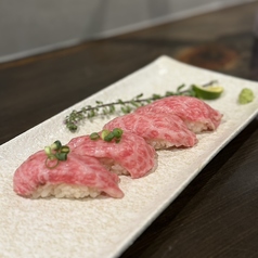 黒毛和牛肉寿司～炙り～ 2貫