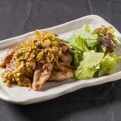 せせりネギわさびポン酢