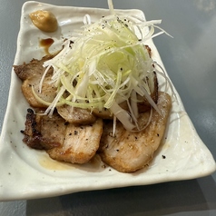 お店で仕込んだ葱チャーシューの写真