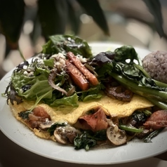 フレッシュトマトとマッシュルームのホテルズオムレツ