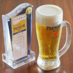 ザプレミアムモルツ★生ビール/なめらか泡に感動