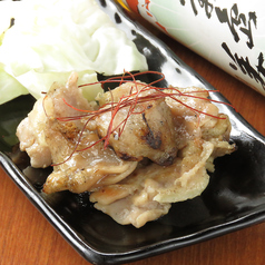 鶏ハラミ炭火焼き/鶏ハツ炭火焼き