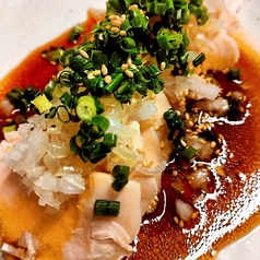 自家製ラー油 せせりのガーリックラー油ソテー