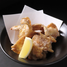 鶏皮の甘辛揚げ
