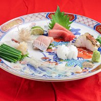 店長こだわりの刺身盛り