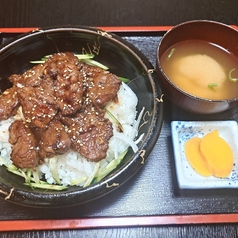 焼肉丼（みそ汁、お新香付き）