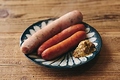 料理メニュー写真 ビール専用ソーセージ３種盛り