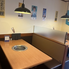 テーブル席です。