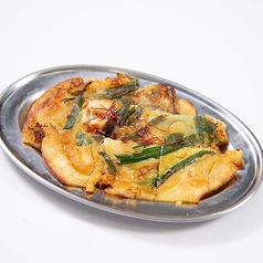 ニラと青唐辛子のチヂミ