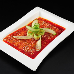 豚バラ肉の特製ニンニクソース