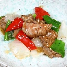 和牛の黒胡椒炒め