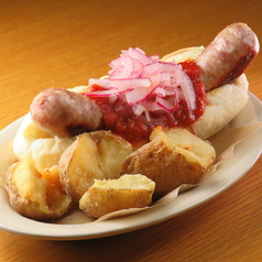 【圧倒的ボリューム！】肉肉しくジューシーな自家製ソーセージ☆の写真