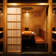 プライベート感あふれる個室の魅力