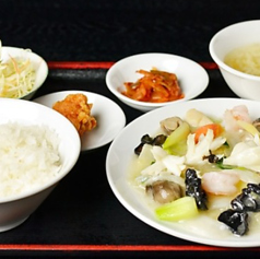 海鮮八宝菜定食