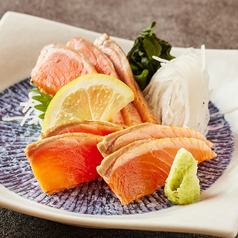 本日の鮮魚三点盛り合わせ