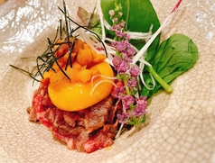 北海道産 生雲丹と和牛ユッケ※