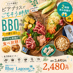新宿ビアガーデン Blue Lagoon ブルーン ラグーンのコース写真