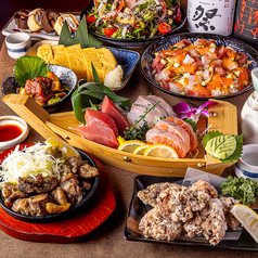 旨いマグロとレモンサワー 魚や弁慶のコース写真