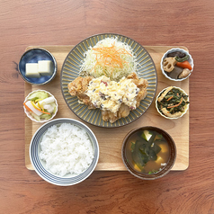 特製柴漬けタルタルの大判チキン南蛮定食