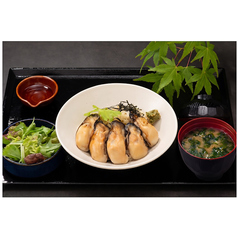牡蠣めし定食