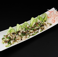 蒸し魚の青山椒ソースかけ