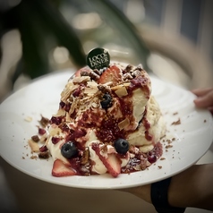 自家製ストロベリーソースのパンケーキ(レギュラーサイズ)