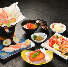 5000円花咲 ズワイ蟹堪能コース ふく亭 釧路本店 居酒屋 ホットペッパーグルメ