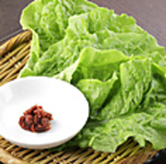 サンチュ/海老マヨサラダ/塩昆布キャベツ