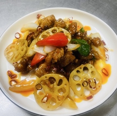 鶏の唐辛子炒め