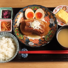 豚の角煮定食