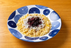 安芸紫とじゃこのチャーハン