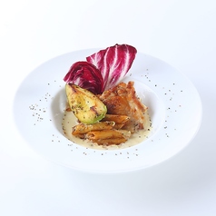 若鶏とアボカドのロティ　ラザニア風濃厚チーズソース