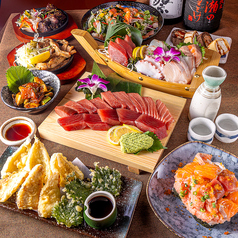 旨いマグロとレモンサワー 魚や弁慶のコース写真