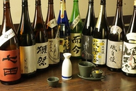 日本酒のラインナップも豊富