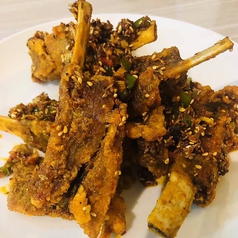 「個室で本格中華♪骨付き肉のスパイス炒め」