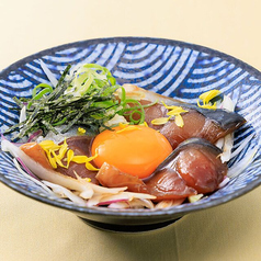 月見とろさばの沖漬け