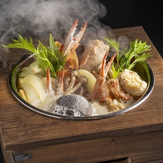 海鮮具雑煮の地獄炊き