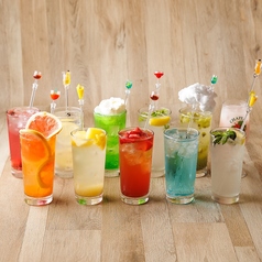 彩り鮮やかなサワー◎