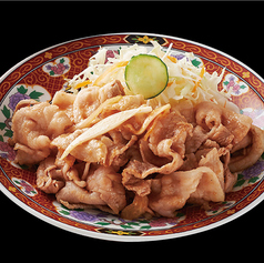 生姜焼き炒め/豚肉とナス辛味炒め/鶏肉とカシューナッツ炒め