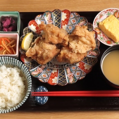 銀しゃり唐揚げ定食