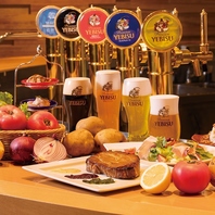 ヱビスビール×料理で上質な時間をお過ごしください◎