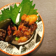 あわび肝有馬山椒煮