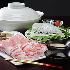 純血アグー豚しゃぶしゃぶ/Steamed Pork, Shabu-shabu Pork