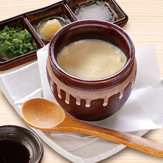 北海道産大豆100％の自家製壺豆腐