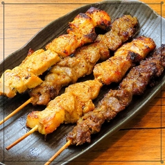香辛豚串焼き/塩胡椒豚串焼き